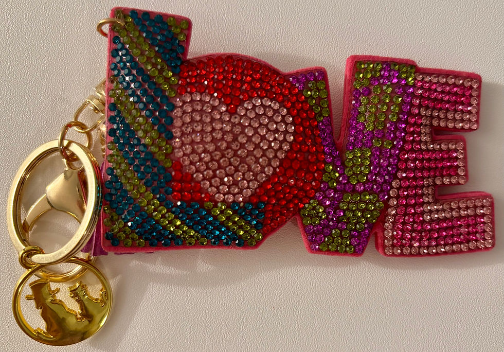 Thumbnail: Rhinestone Keychain