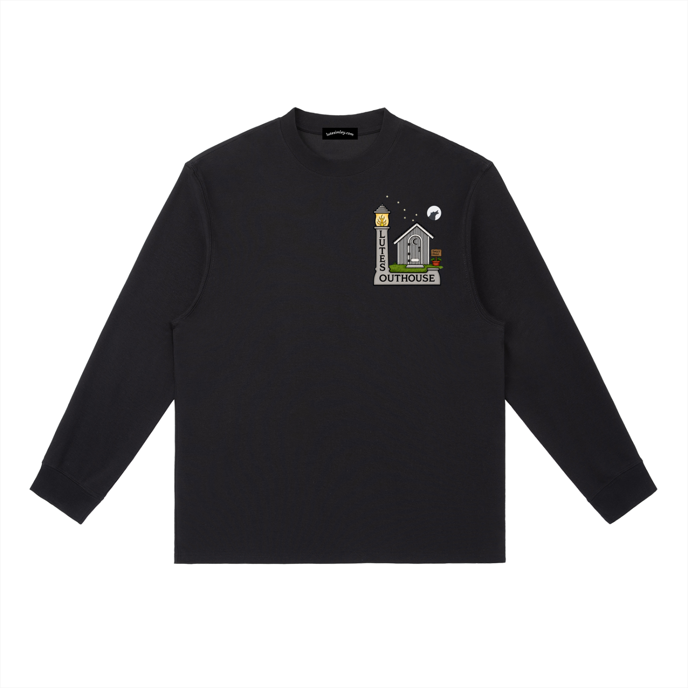 Lutes Outhouse Long-Sleeve T-Shirt