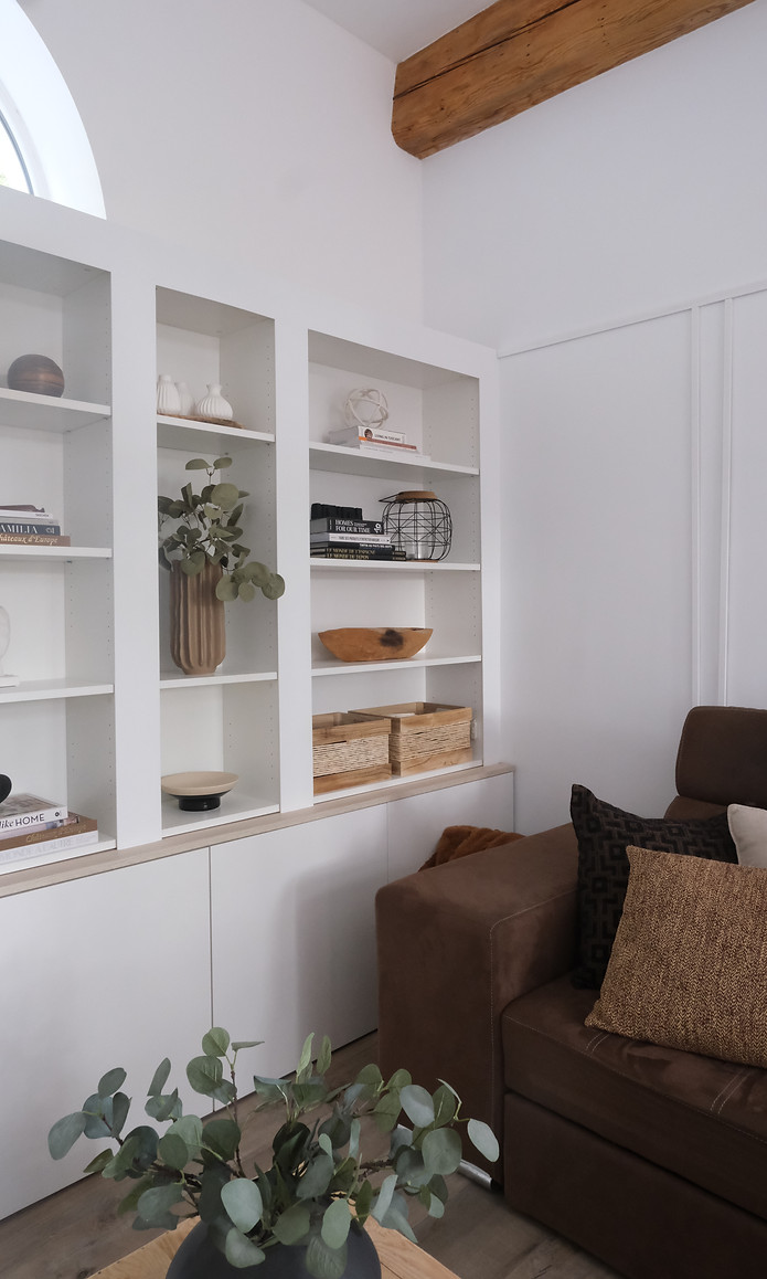 Bibliothèque sur mesure morderne