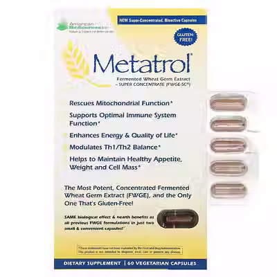 American Biosciences, Metatrol®, Fermented Wheat Germ Extract 60 Capsules