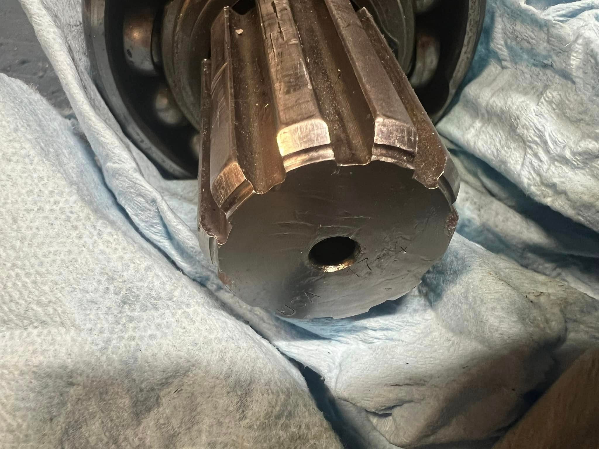 17-4 shaft with good heavy duty bearing