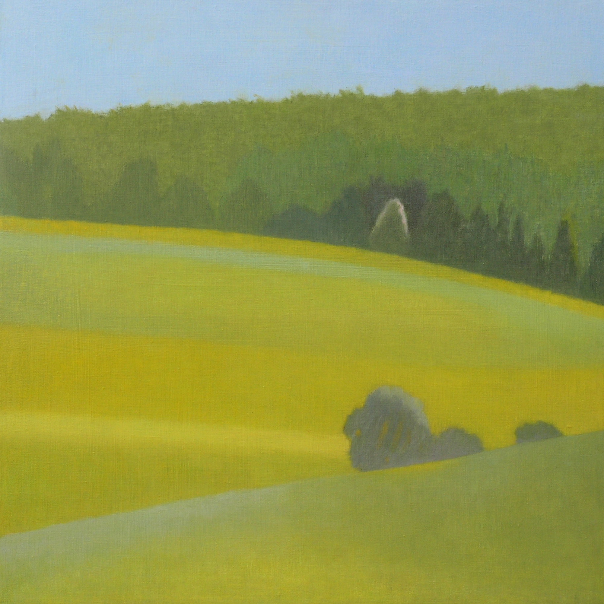 Yellow stripe with blue