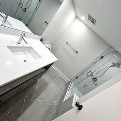 Bathroom renovation in downtown Toronto condo completed by Reno Rabbit