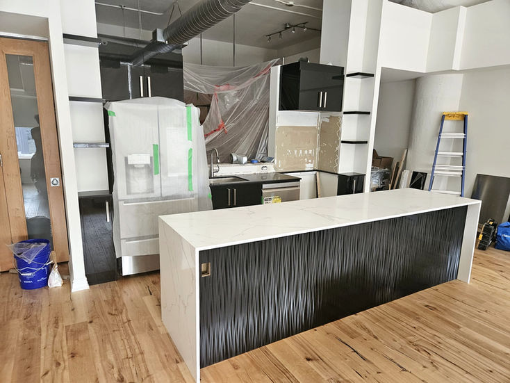 Custom kitchen island