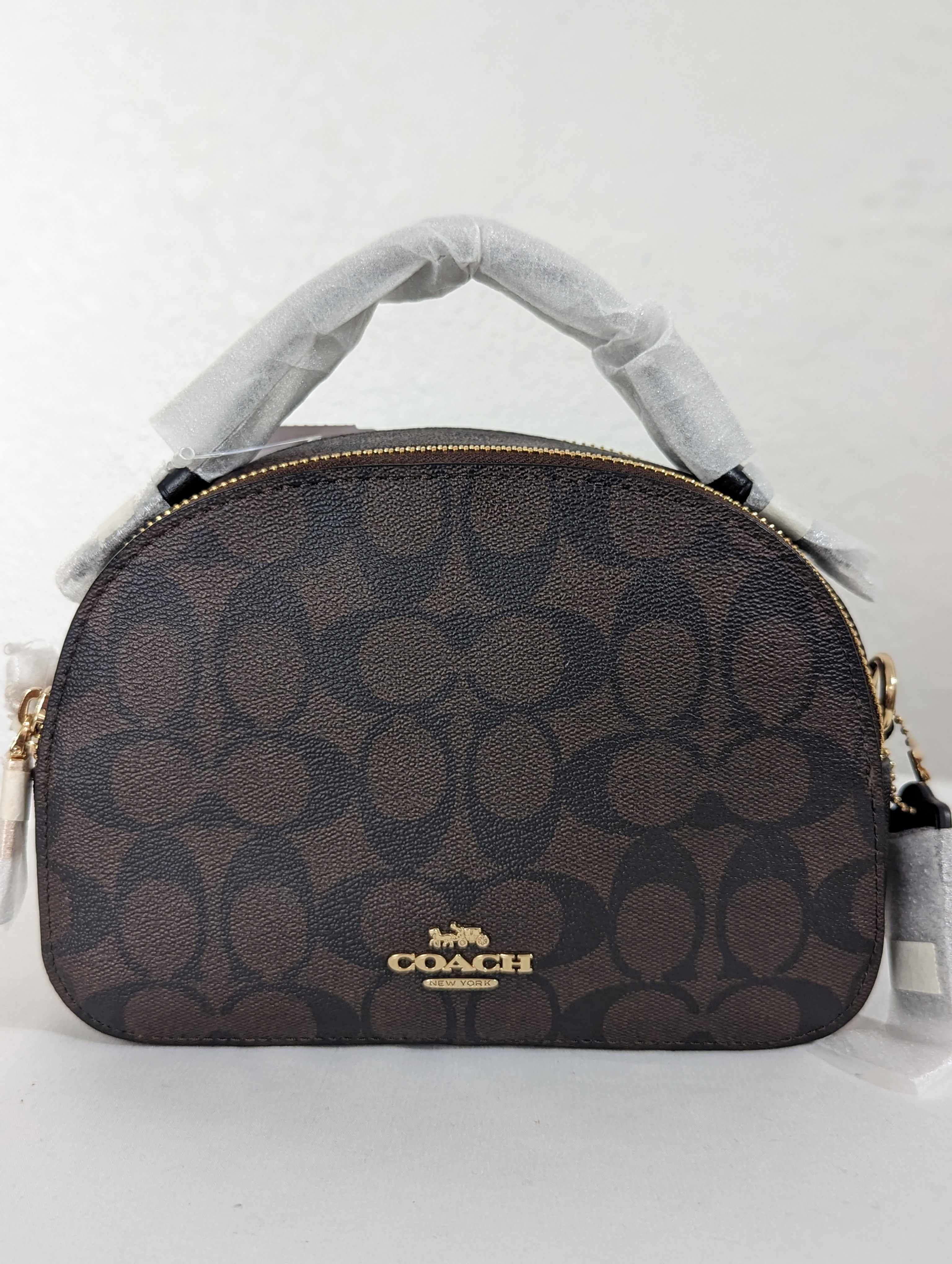 Coach Serena In Signature Canvas Satchel