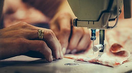 Industrial sewing machine producing custom textile products at Sewing Contractor Solutions USA contract sewing manufacturer