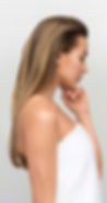 Beauty modell Side view
