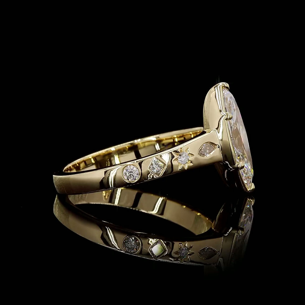 Miniature : Bague de Fiançailles Marquise Céleste™ | Maison AUCLAIRE