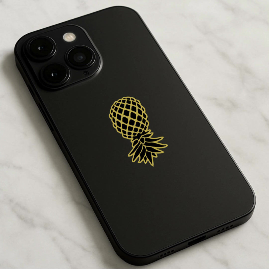 Mini Multicolour Pineapple Stickers – Pack of 10