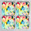 Thumbnail: Abstract Art Set of four coasters - Delaunay