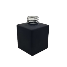 frasco cubo preto fosco