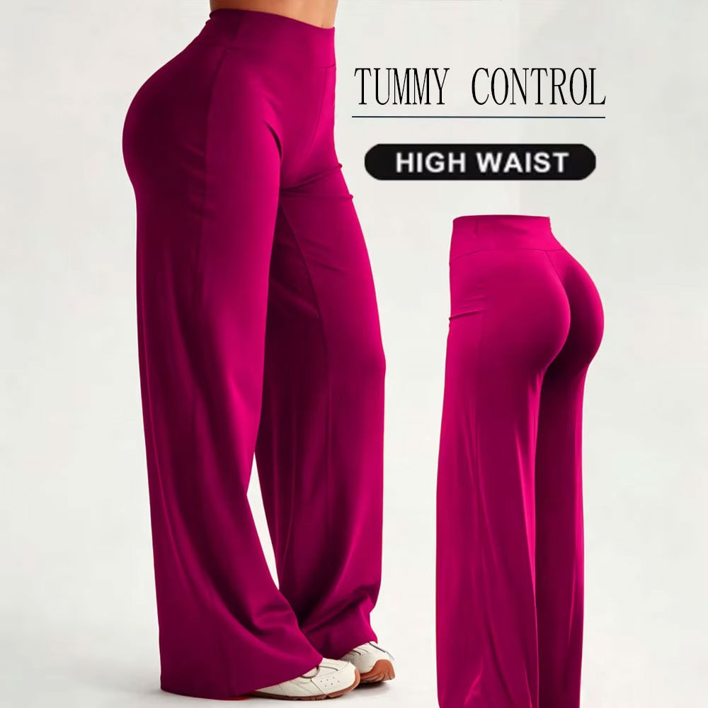 Trousers high waisted hip sculpting casual workout