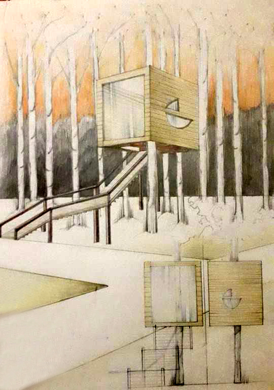 Casa in copac