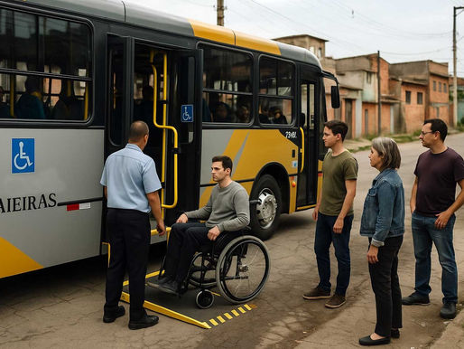 Cadeirante denuncia constrangimento no transporte público municipal