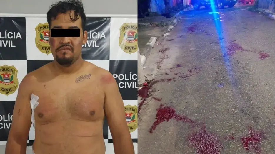 Uma mulher identificada como Sara morreu após ser esfaqueada pelo marido em Franco da Rocha.