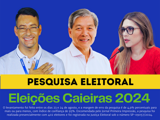 Gilmar Lagoinha (PL) e Dr. Roberto Hamamoto (PSD), lideram corrida eleitoral em Caieiras