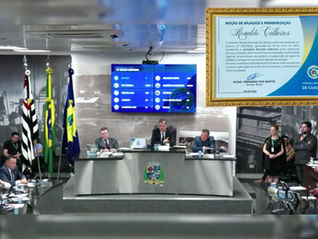Câmara de Caieiras entrega Moção de Aplausos pelos 21 anos do Jornal Primeira Impressão