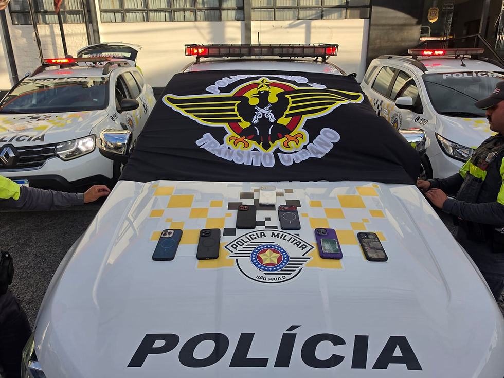 Dupla que furtava celulares de motoristas é presa após perseguição na Zona Norte de SP