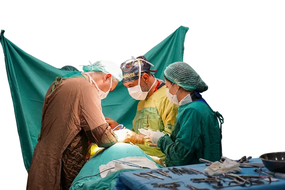 Limb Lengthening Surgeon in the operating room in Turkey