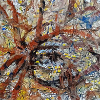 abstract organic flora