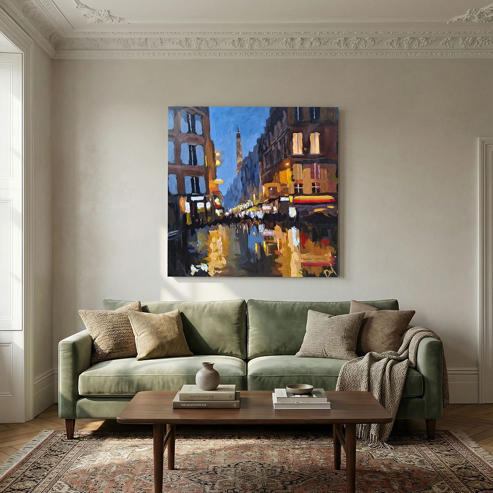 Paris, Reflets, Lumière - Fine Art Print