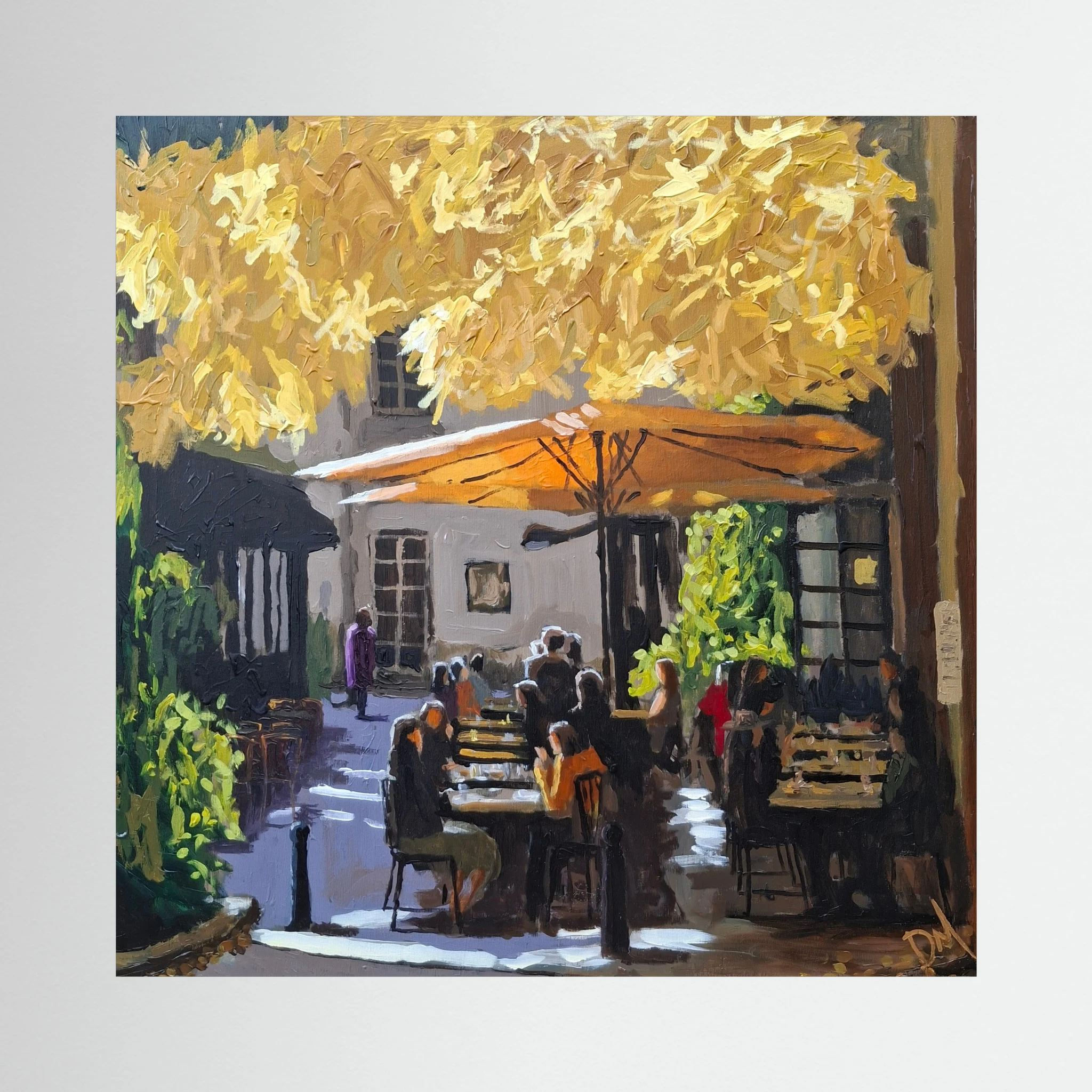 Le Café en Autumn - Fine Art Print