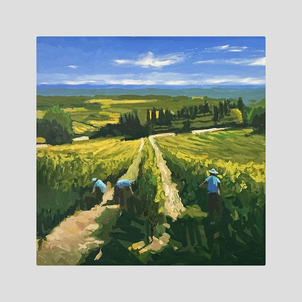Les Vendanges-  Fine Art Print