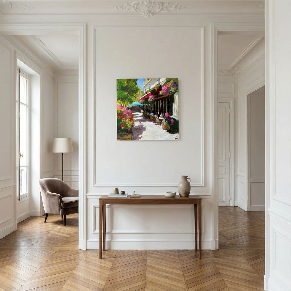 Thumbnail: Le Café au Soleil - Fine Art Print