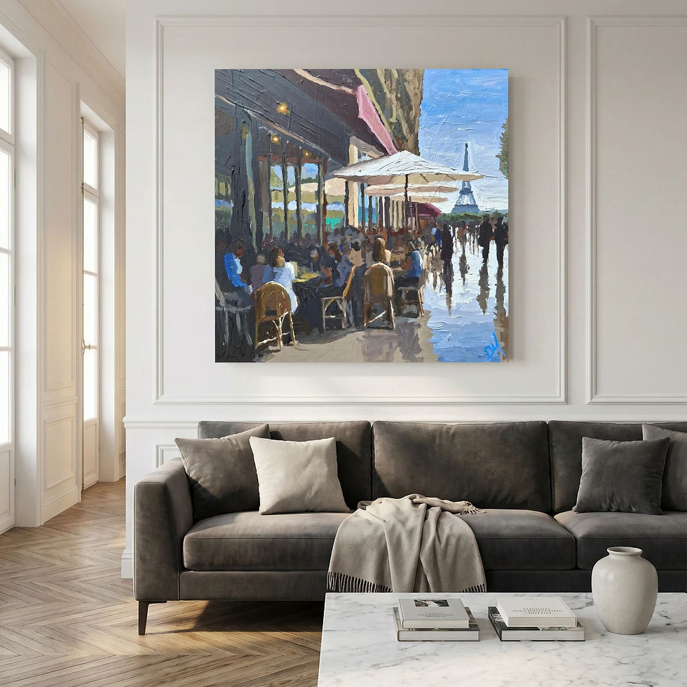 Thumbnail: Paris, Après la Pluie- Fine Art Print