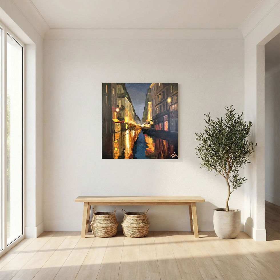 Thumbnail: Paris, Night Glow - Fine Art Print