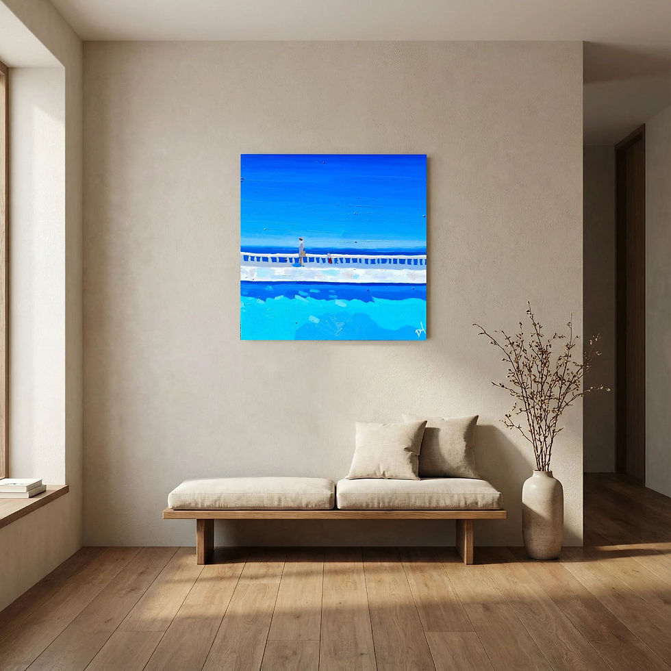 Thumbnail: Blue Water - Fine Art Print