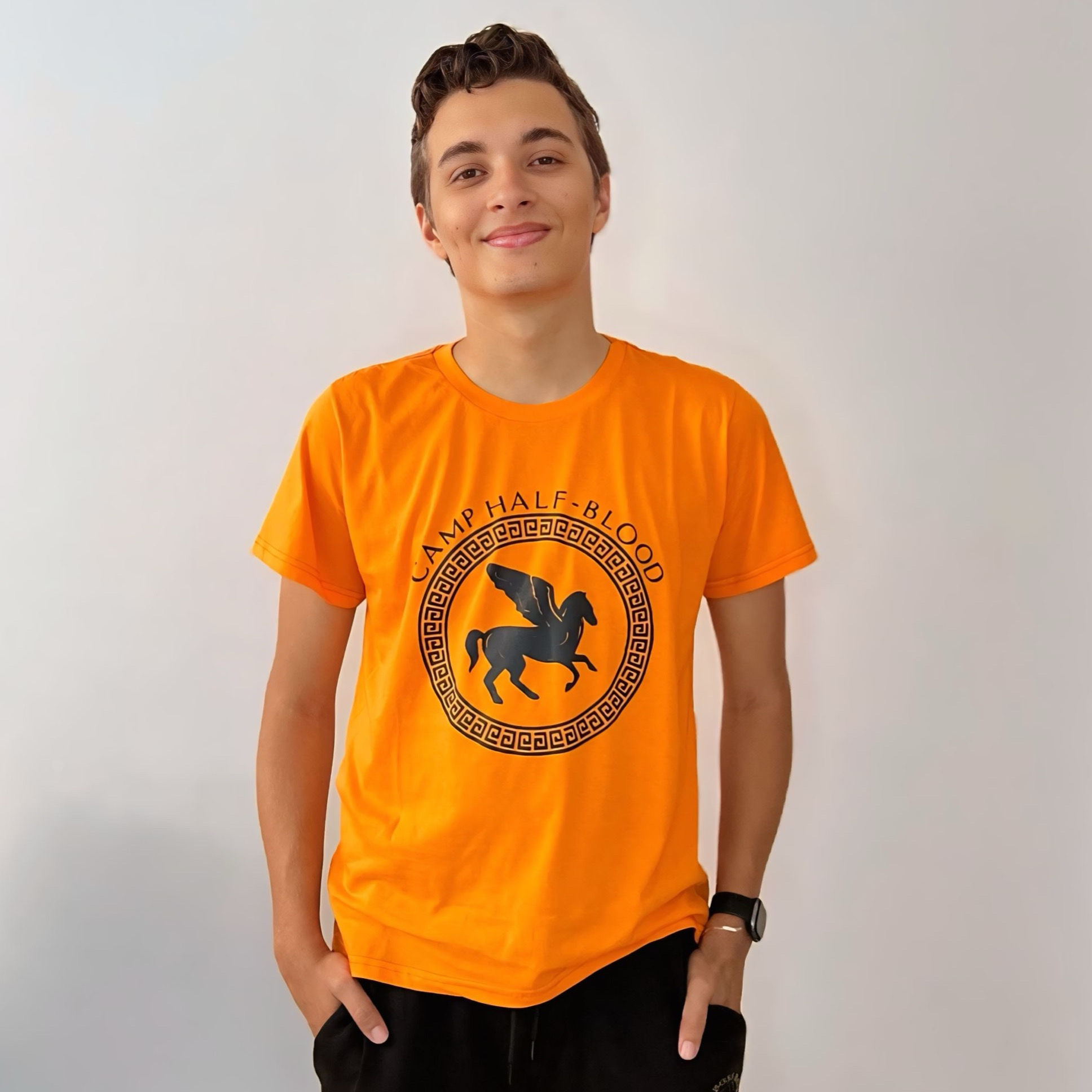 Camiseta - Acampamento Meio-Sangue (Versão da série) / Percy Jackson