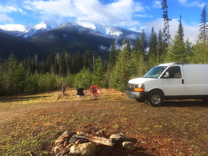Campervan rental near Jasper National Park