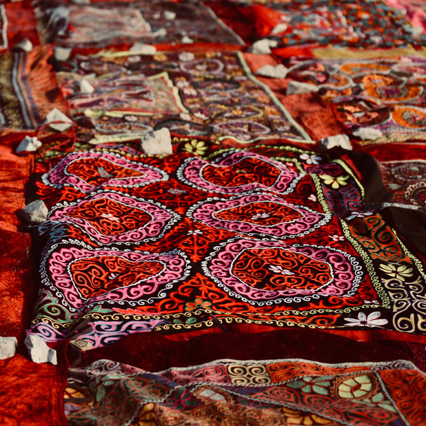 Kazakh bed & sofa spreads