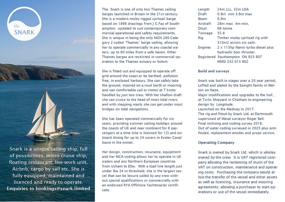 Snark For Sale  draft brochure 07 07 25 a