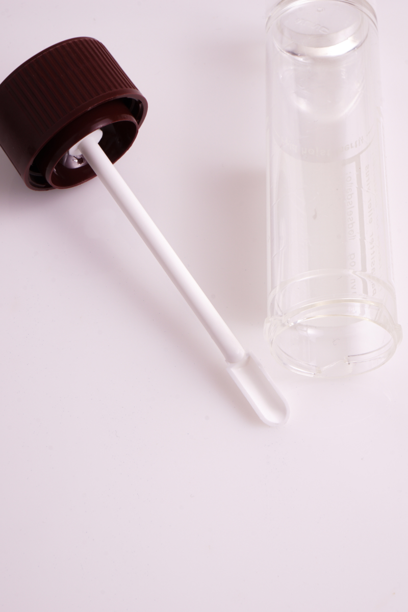 empty stool test collection container