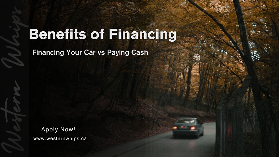 A Car Being Financed