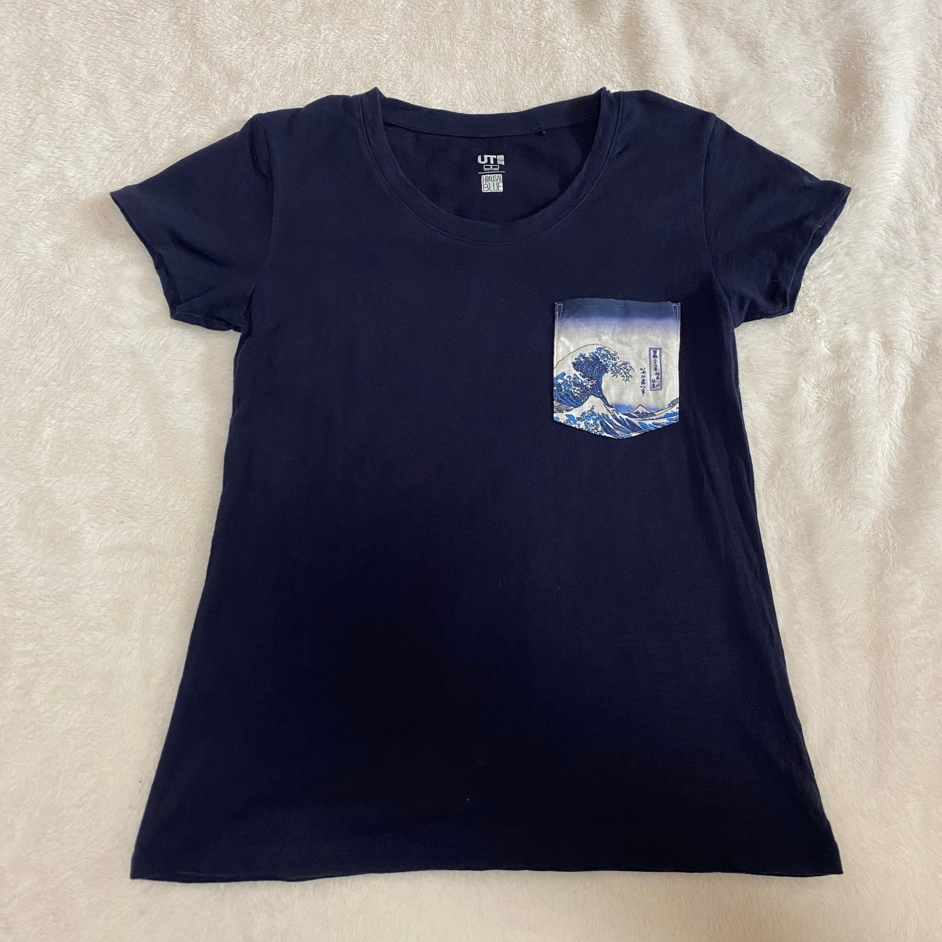UNIQLO Hokusai blue 