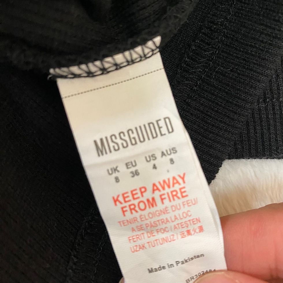 サムネイル： Playboy×Missguided クロップトップ　