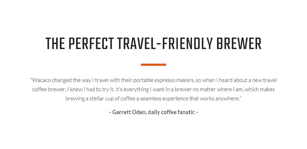 Thumbnail: Coffee Brewer To Go