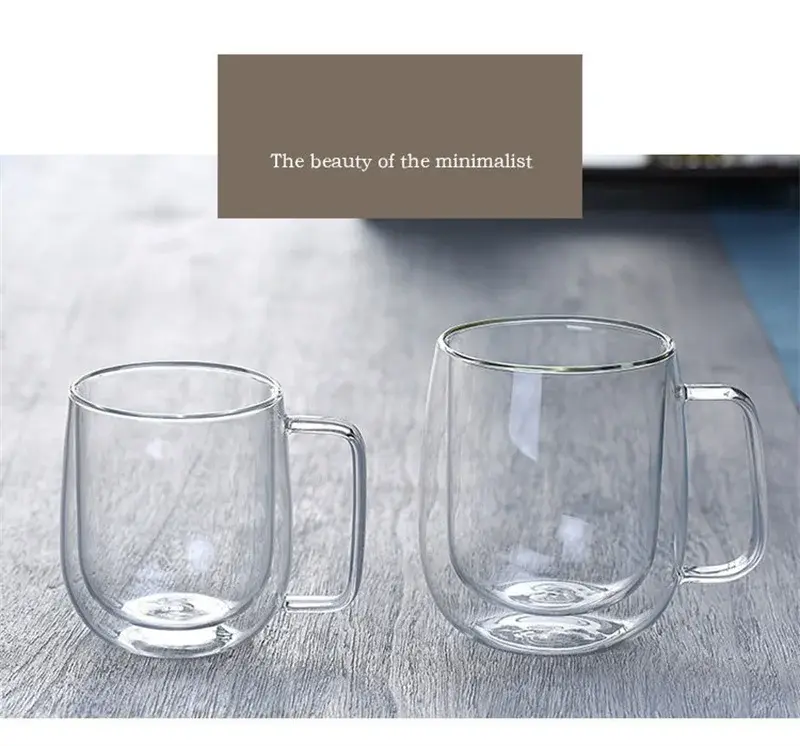 Thumbnail: AeroThermal Double Walled Glass Coffee Mug