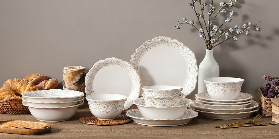 Thumbnail: Liora Luxe Stoneware Tableware Set