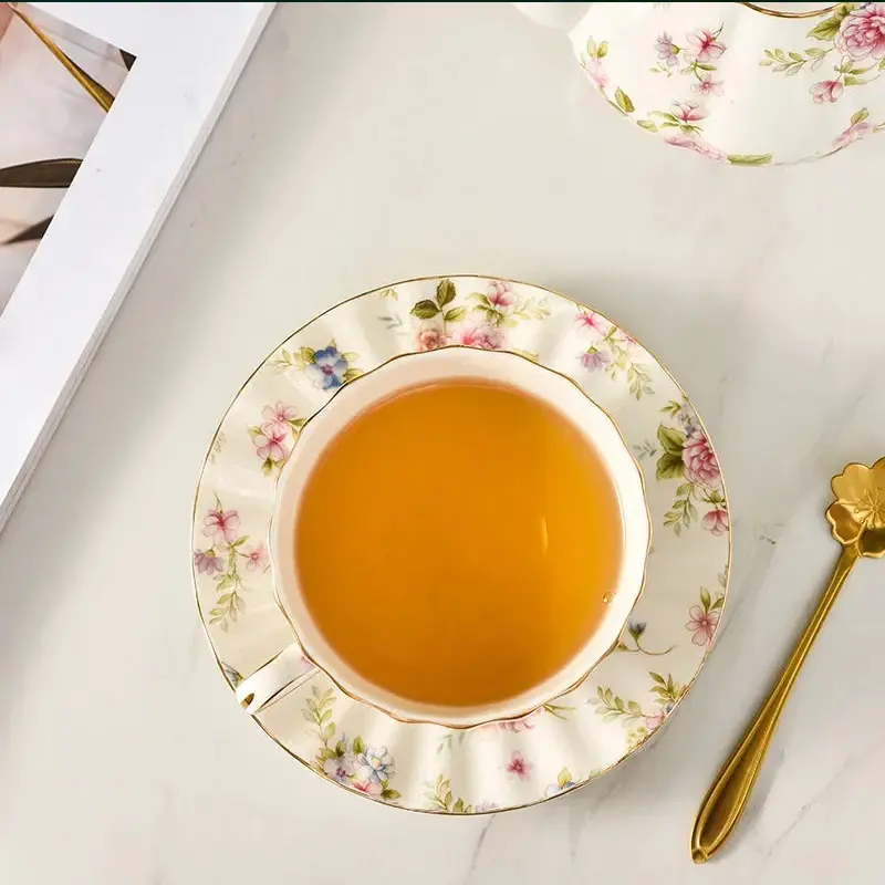 Thumbnail: English Garden Floral Tea Cup Set