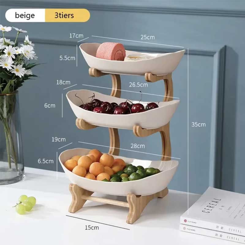 Thumbnail: Aurora Luxe Tiered Fruit Stand