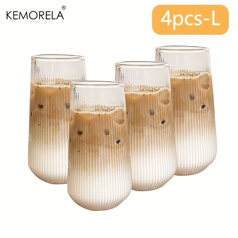 Thumbnail: Aurelia Ribbed Glass Tumbler Set