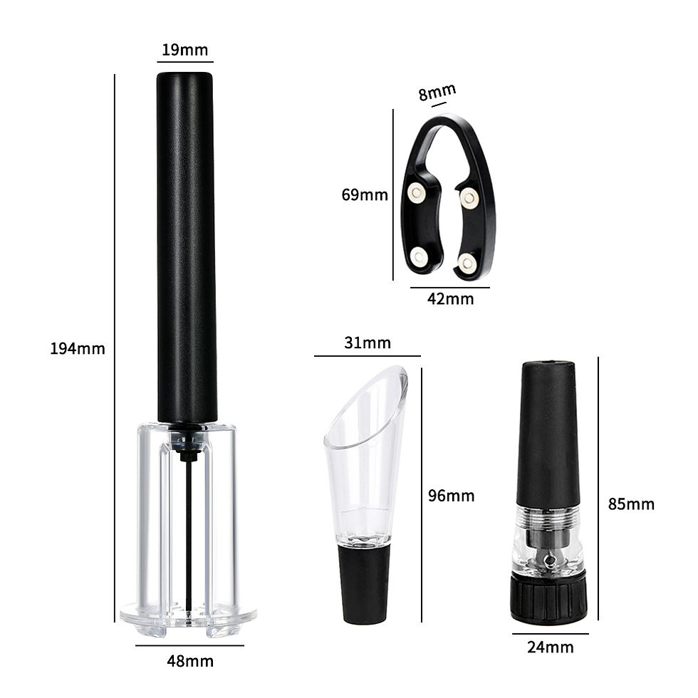 Thumbnail: VinoAir Pressure Wine Opener Set (4-Piece)