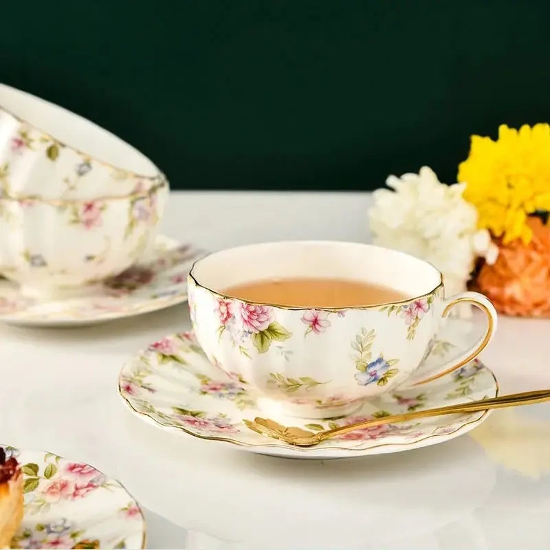 Thumbnail: English Garden Floral Tea Cup Set