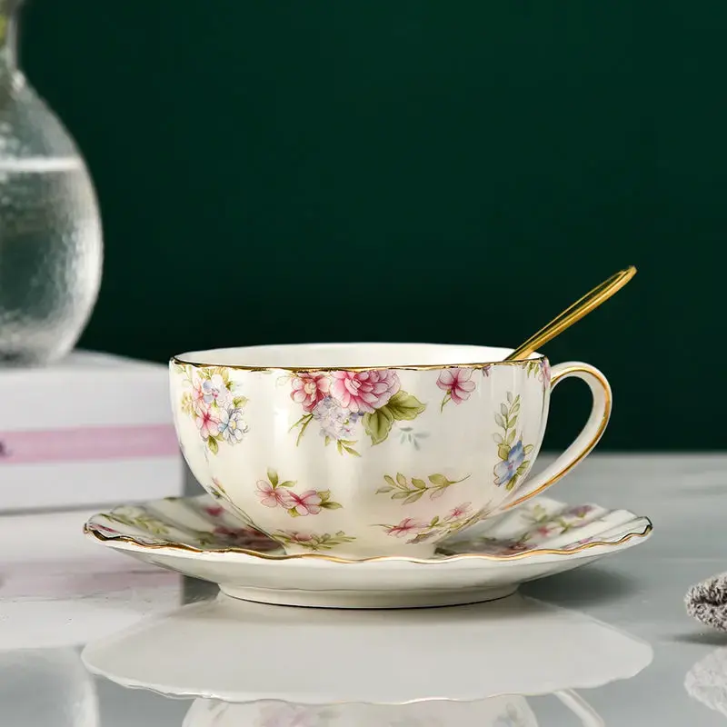 Thumbnail: English Garden Floral Tea Cup Set