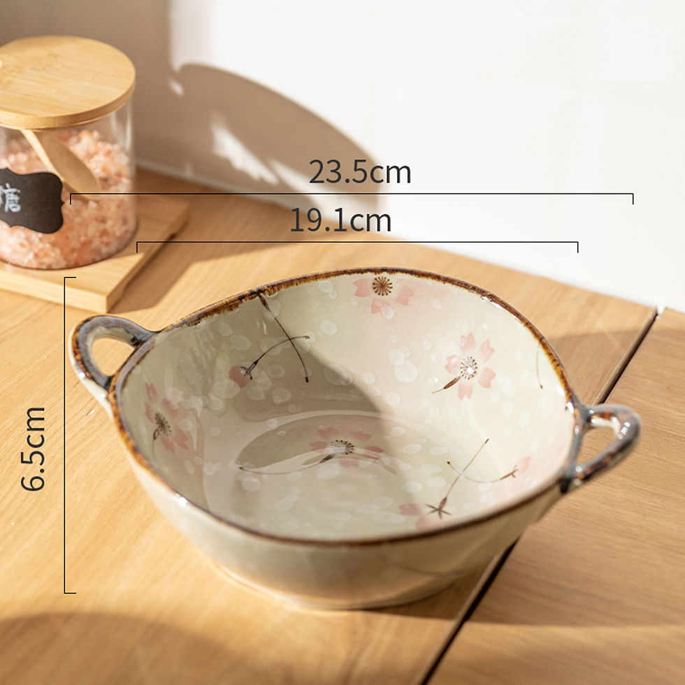 Thumbnail: Kyoto Handcrafted Ceramic Serving Bowl