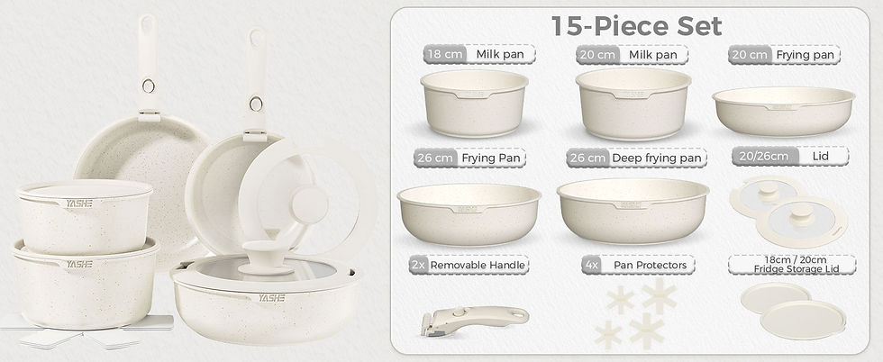 Thumbnail: SmartGrip Cream Granite Set